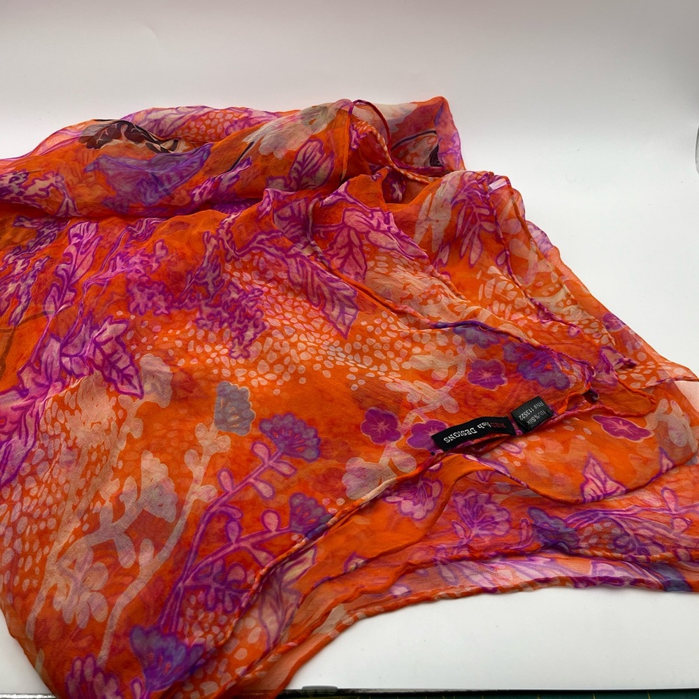 Floral Silk Scarf